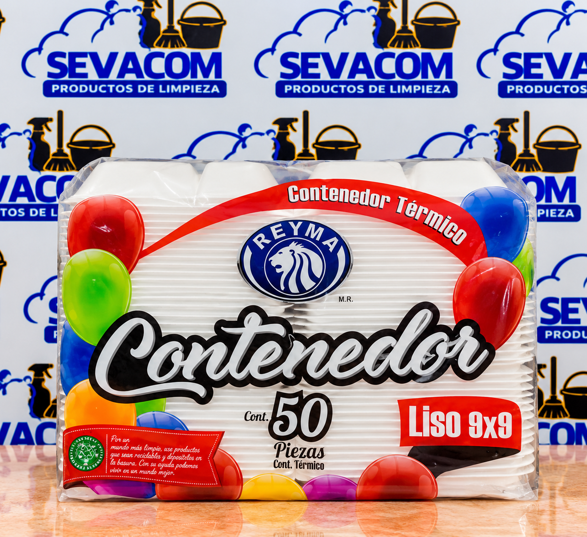 CONTENEDOR TERMICO REYMA 9X9 LISO
