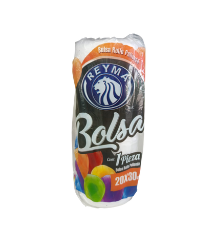 BOLSA EN ROLLO ADC60 20X30 REYMA TRANSPARENTE KI