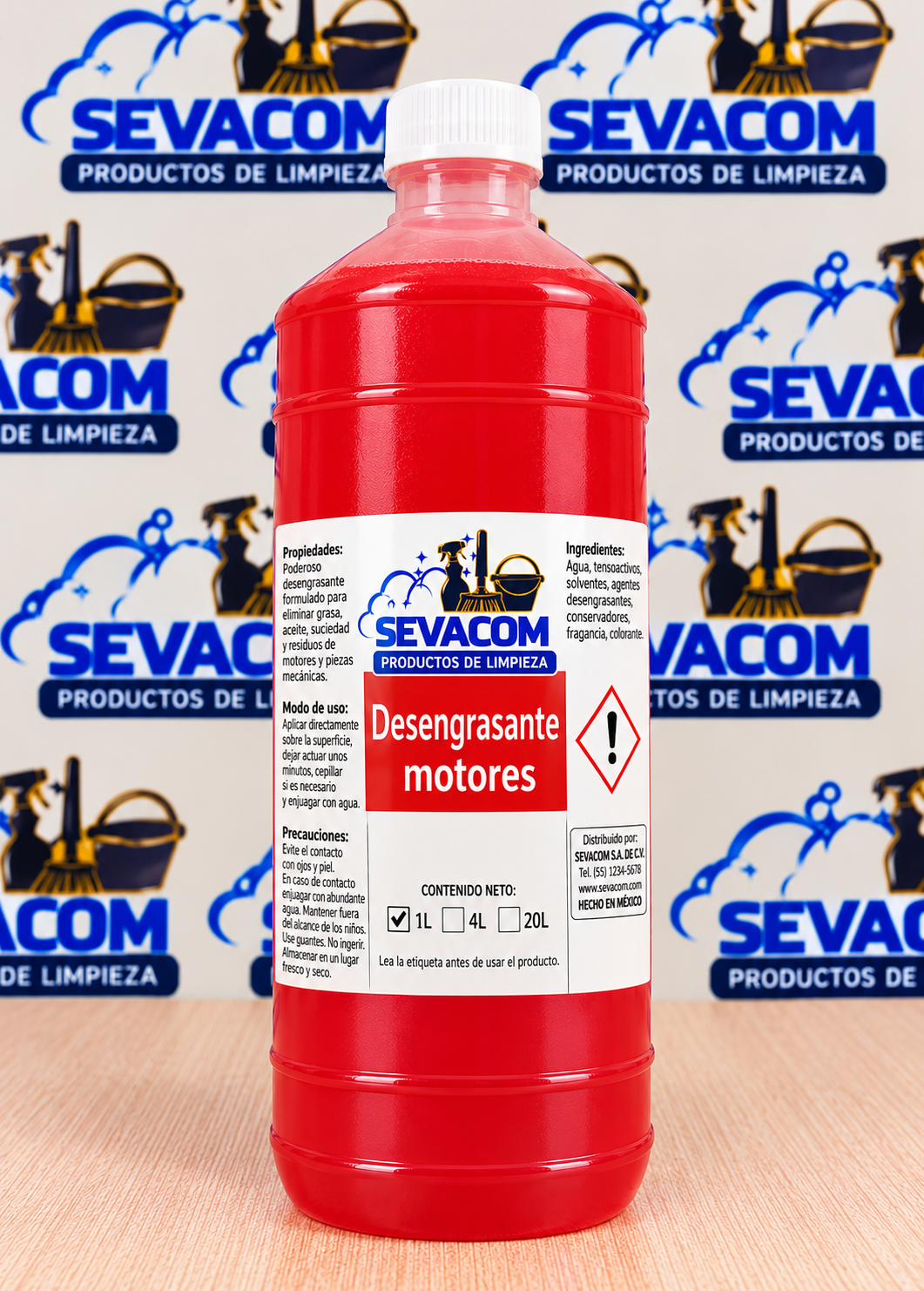 DESENGRASANTE MOTOR SEVACOM