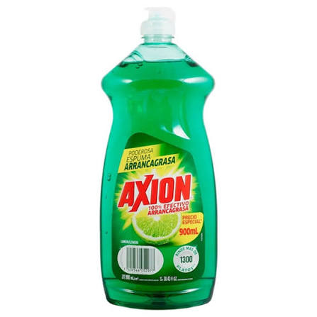 DETERGENTE LIQUIDO AXION LIMÓN 900ML