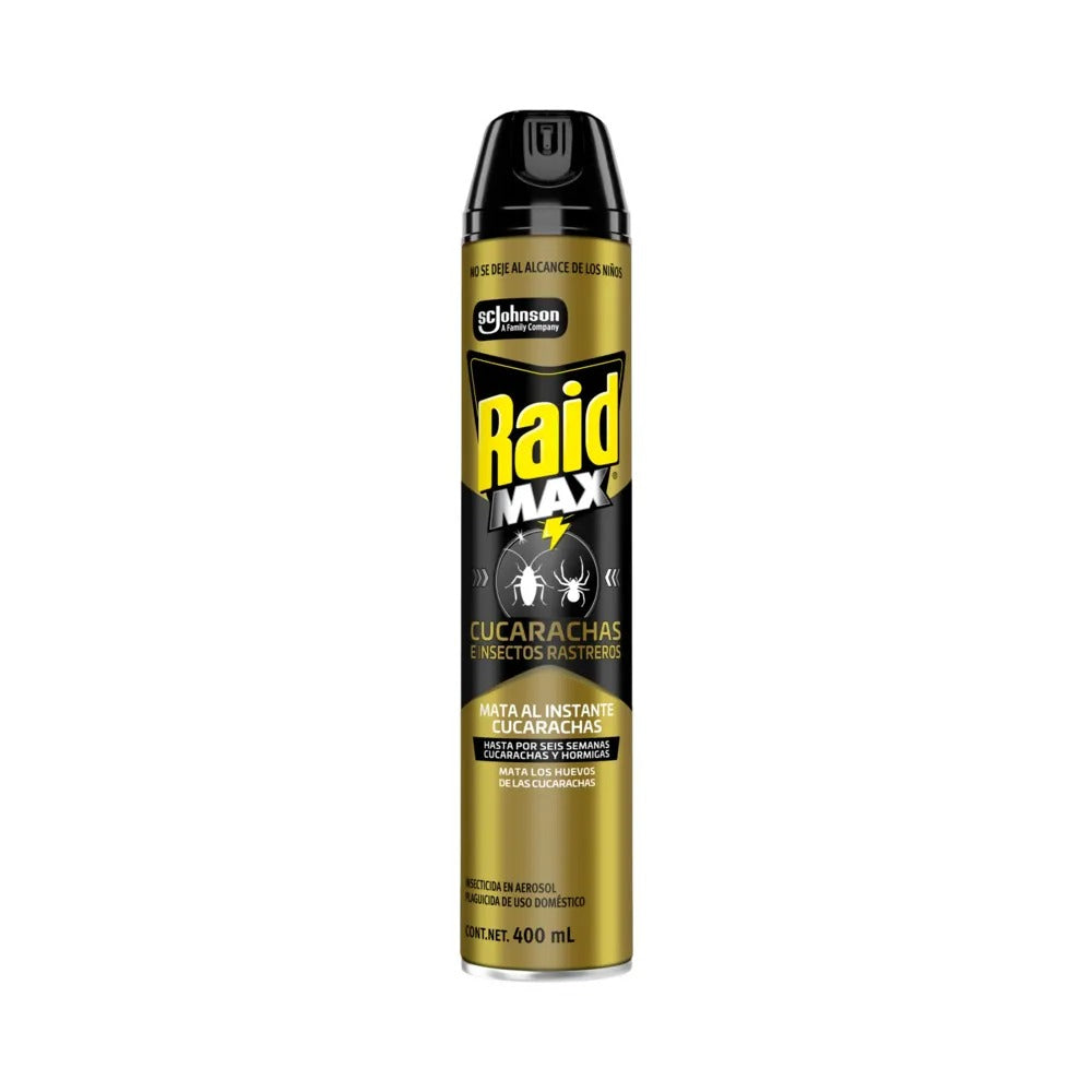 INSECTICIDA RAID MAX AEROSOL 400ML