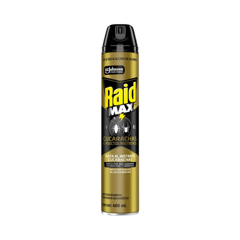 INSECTICIDA RAID MAX AEROSOL 400ML