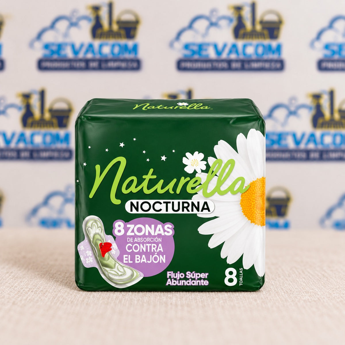 TOALLA SANITARIA NATURELLA  NOCTURNA C/A