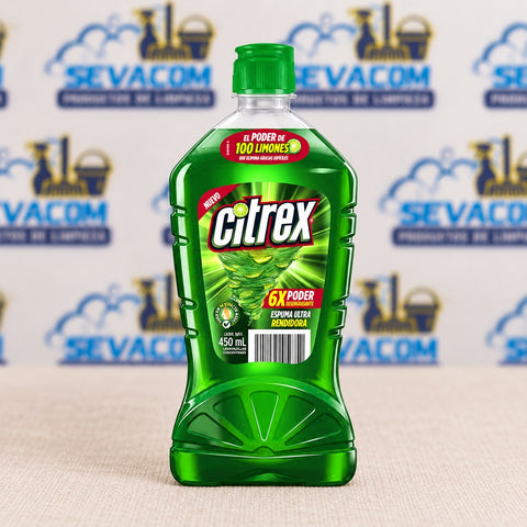 DETERGENTE CITREX LIMON 12/450 ML +2GRATIS