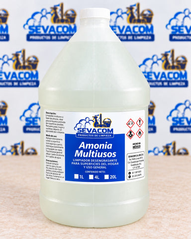 GALON LIMPIADOR MULTIUSOS CON AMONIA SEVACOM