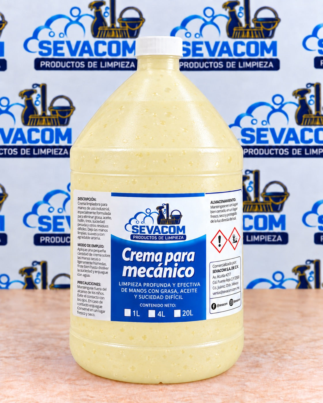 GALON CREMA PARA MECANICO SEVACOM