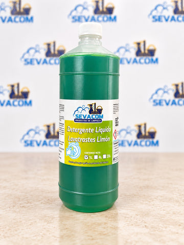 DETERGENTE LIQUIDO LAVATRASTES LIMON SEVACOM