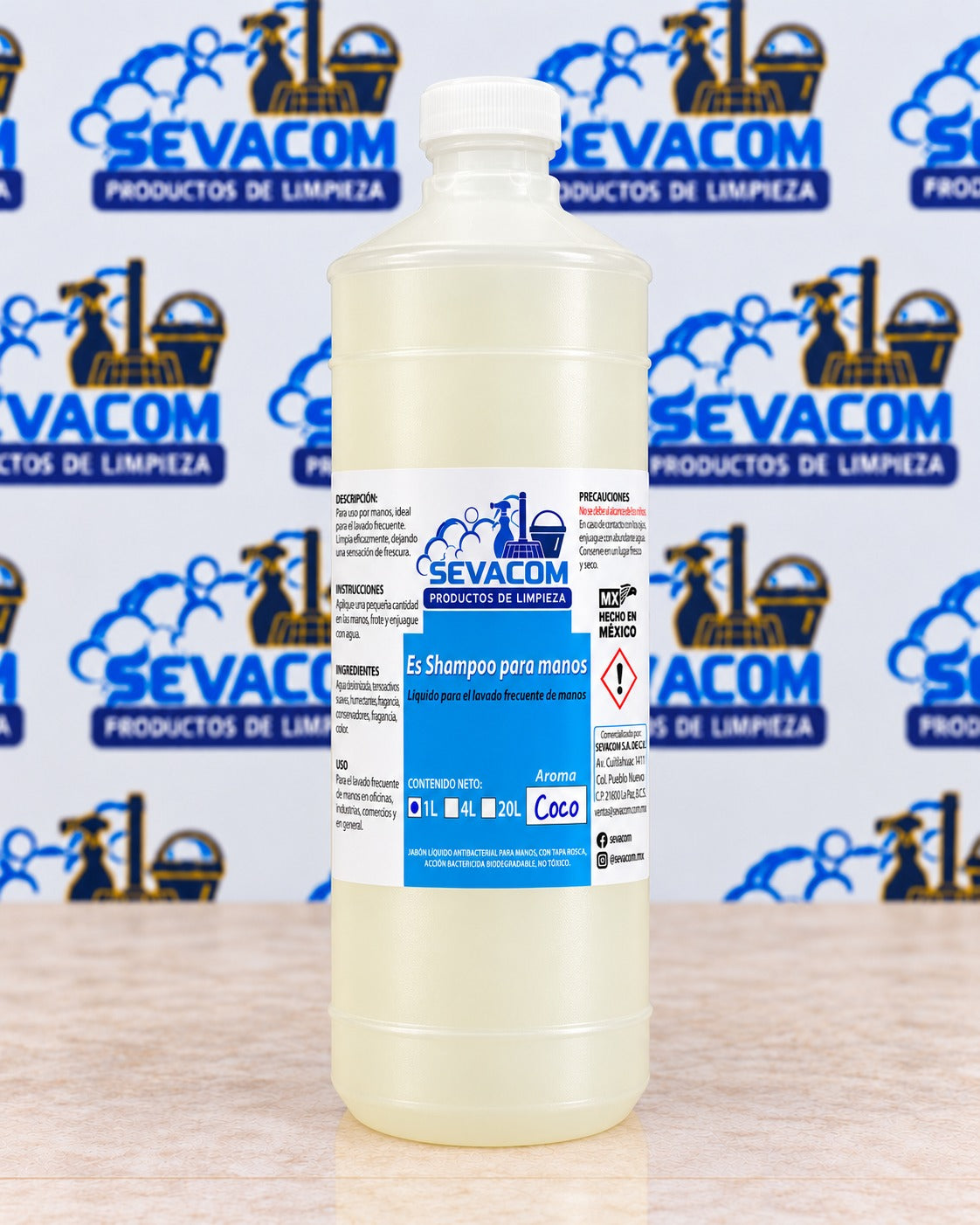 2313 SHAMPOO MANOS COCO SEVACOM
