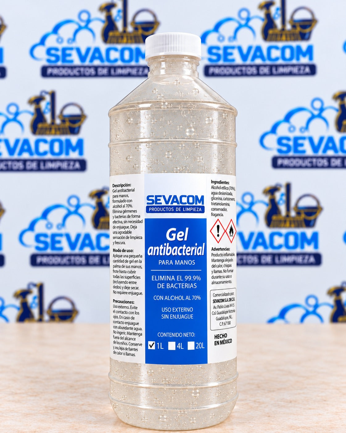 GEL ANTIBACTERIAL SEVACOM