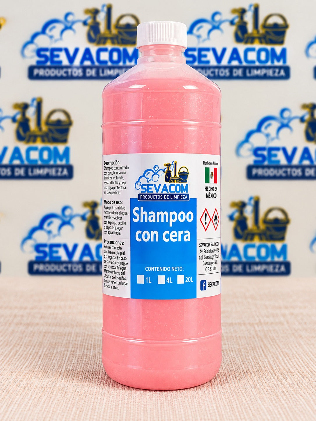 SHAMPOO CON CERA SEVACOM