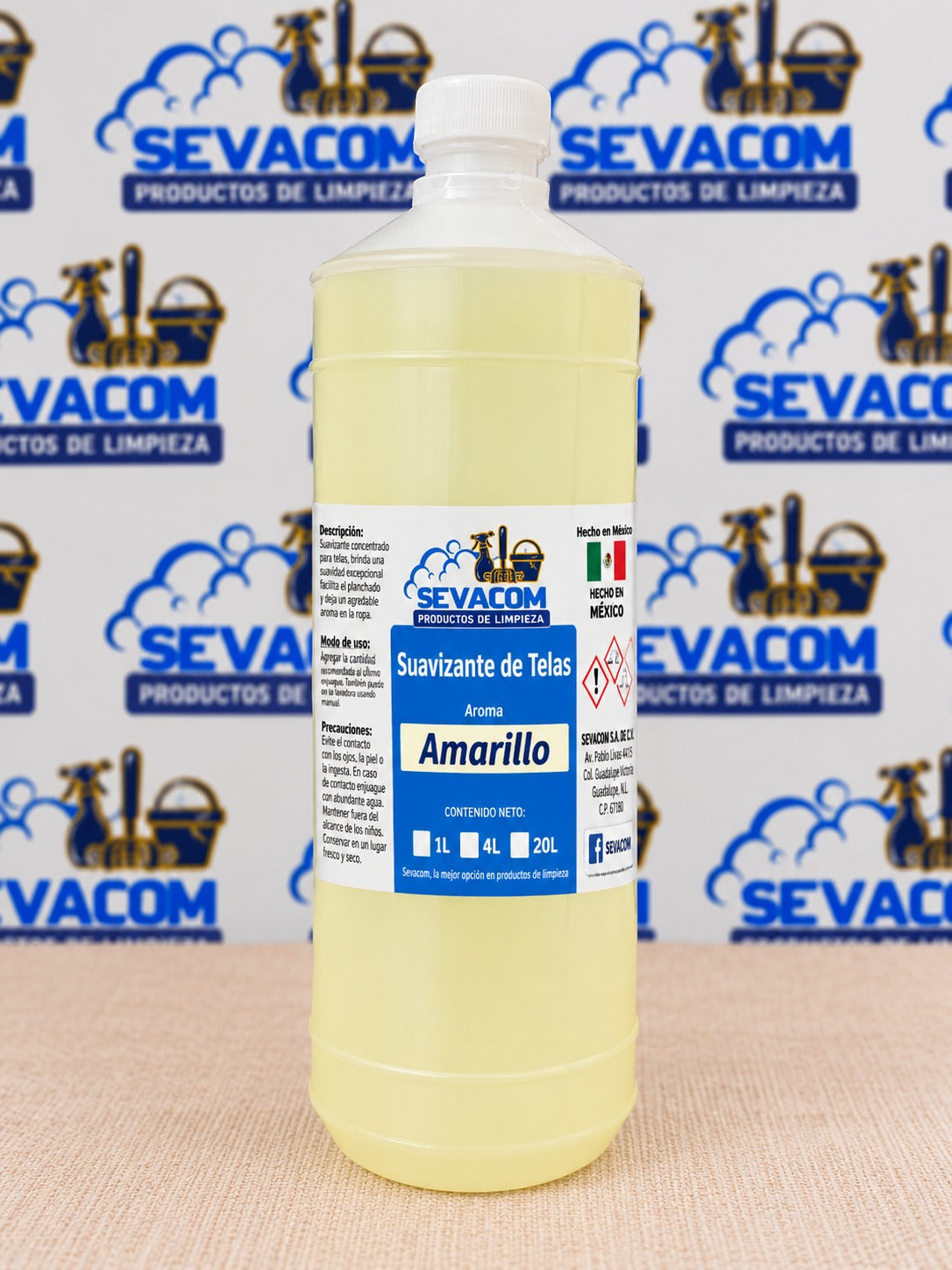 SUAVIZANTE AMARILLO SOL SEVACOM