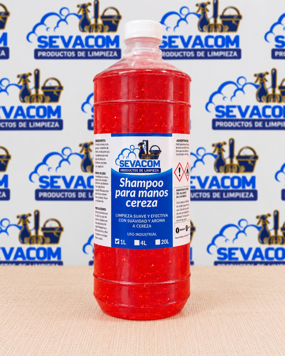 SHAMPOO PARA MANOS CEREZA SEVACOM