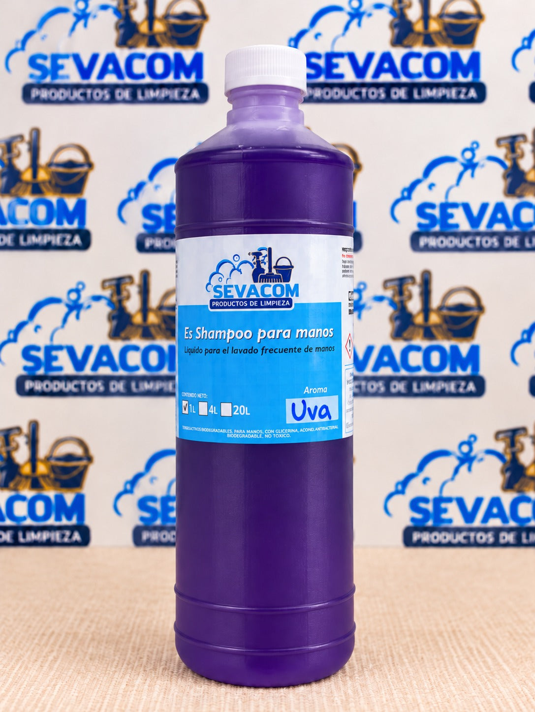 SHAMPOO PARA MANOS UVA SEVACOM