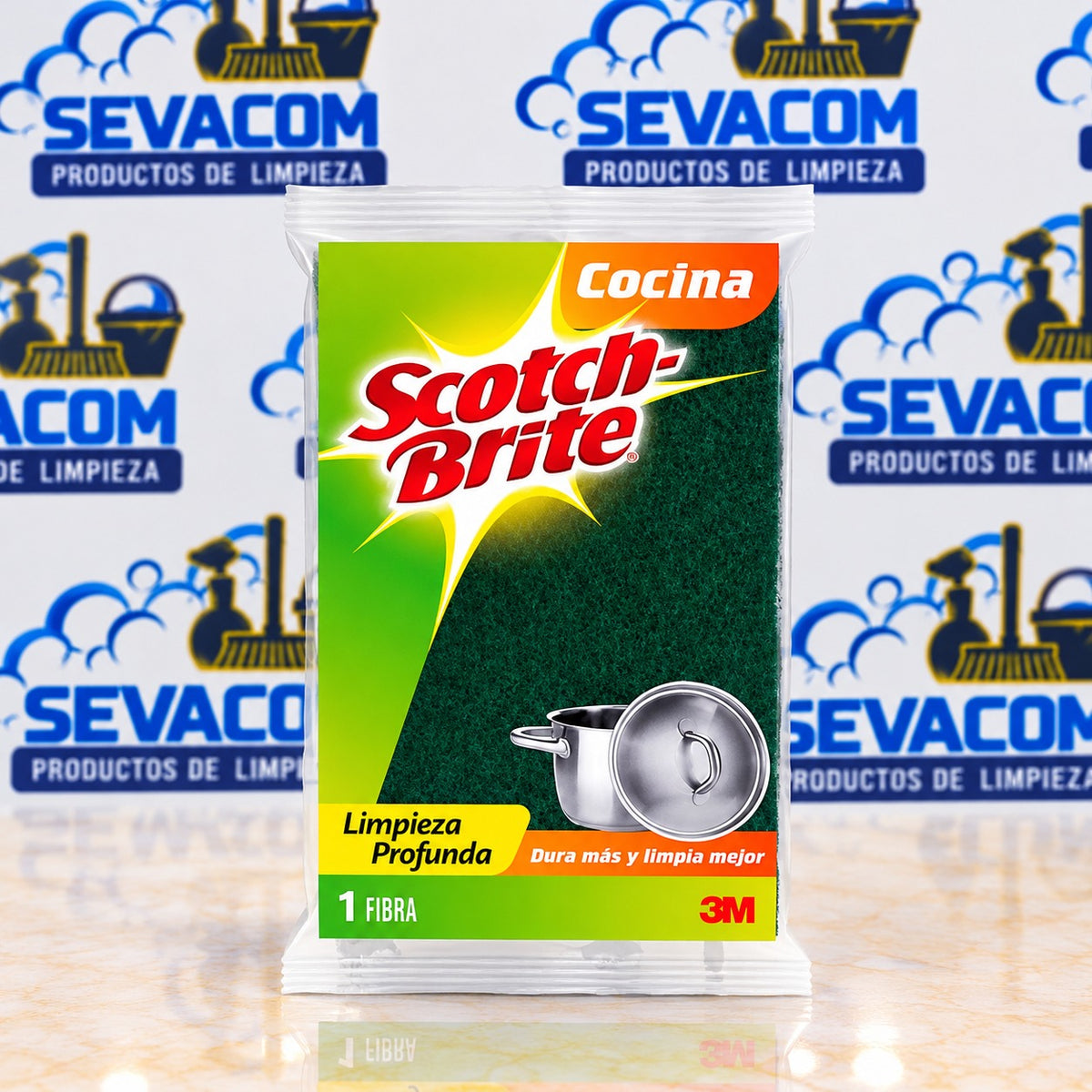 2313  FIBRA ESPONJA SCOTCH BRITE MEDIANA
