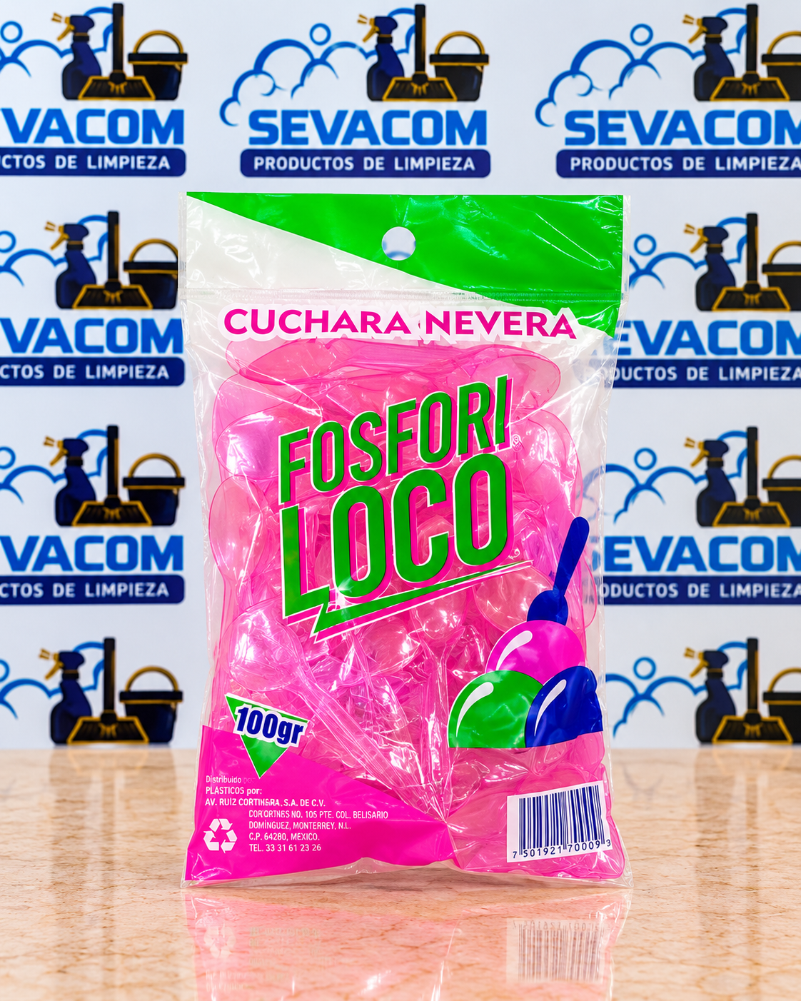 CUCHARA NEVERA FOSFORILOCO 40/100